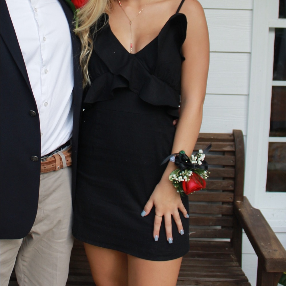 Black Lulus cocktail dress